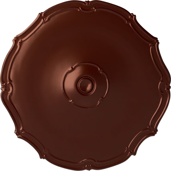 Ekena Millwork Pompeii Ceiling Medallion (Fits Canopies up to 2"), Hand-Painted Antique Copper, 18 7/8"OD x 1 1/2"P CM18POACS - main